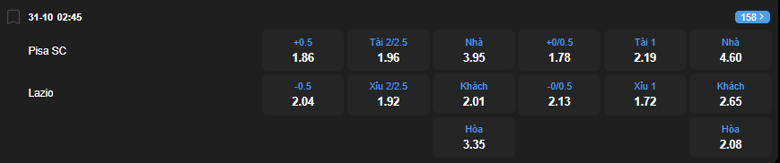 Tỷ lệ kèo Pisa vs Lazio nhan-dinh-soi-keo-pisa-vs-lazio-luc-02h45-ngay-31-10-2025-2